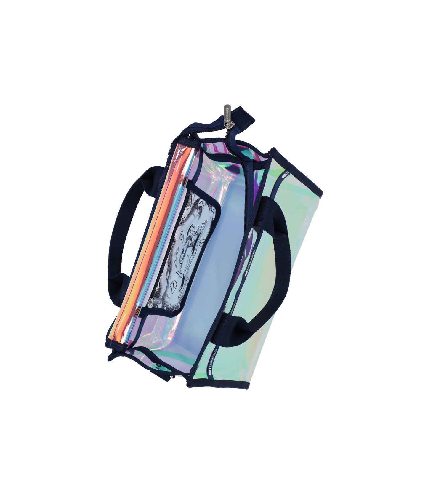 Clear Medium Top Handle Tote<br>Time Machine