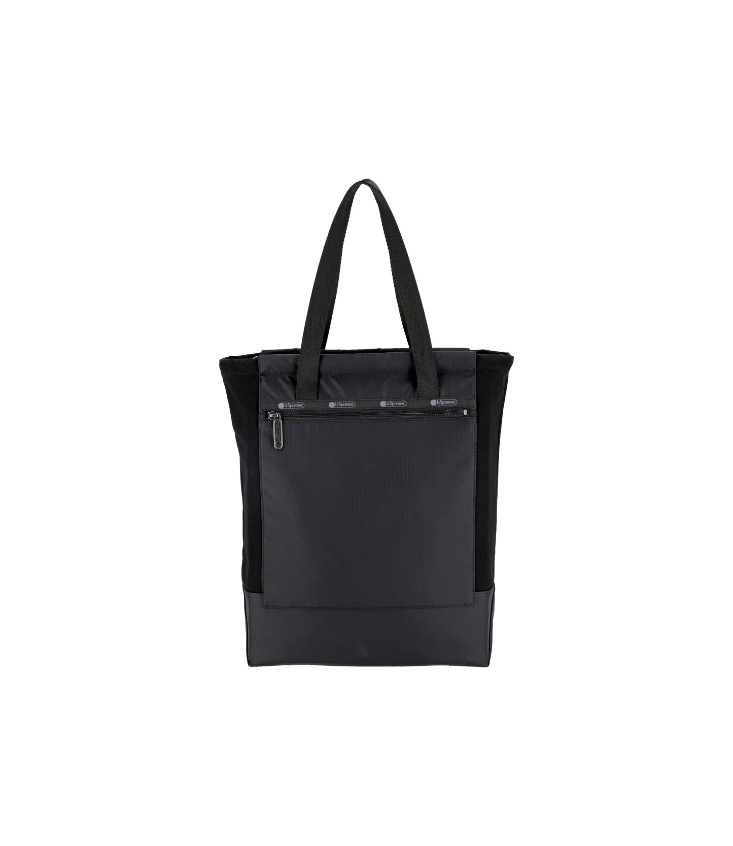 Canvas Convertible North/South Tote<br>Midnight Black Canvas