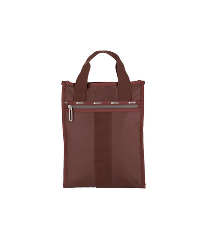 Essential Small Book Tote<br>Chocolate C