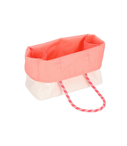 Medium 2 Way Tote<br>2 Way Meringue/Coral Punch