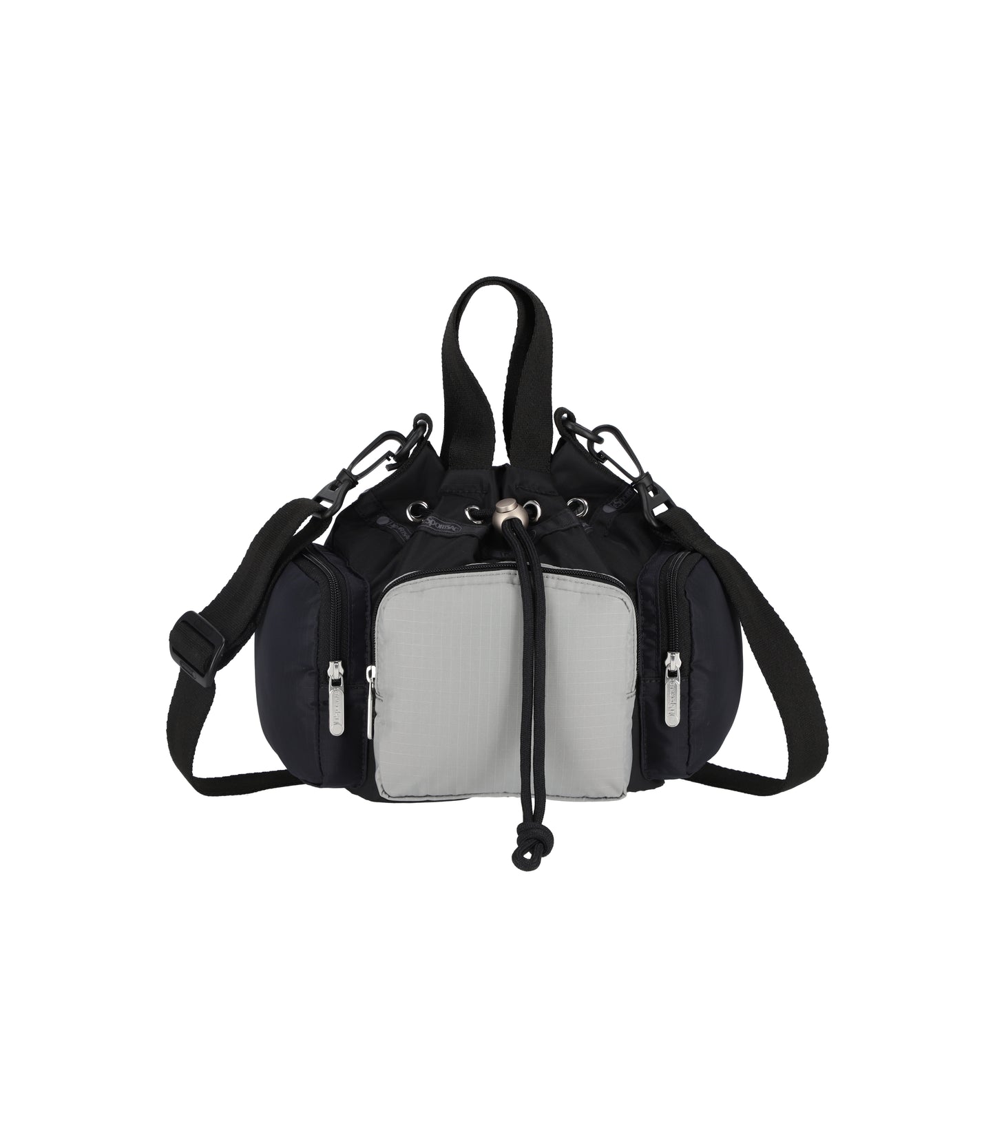 Convertible Drawstring Tote<br>Black/Dove/Deep Sea Colorblock