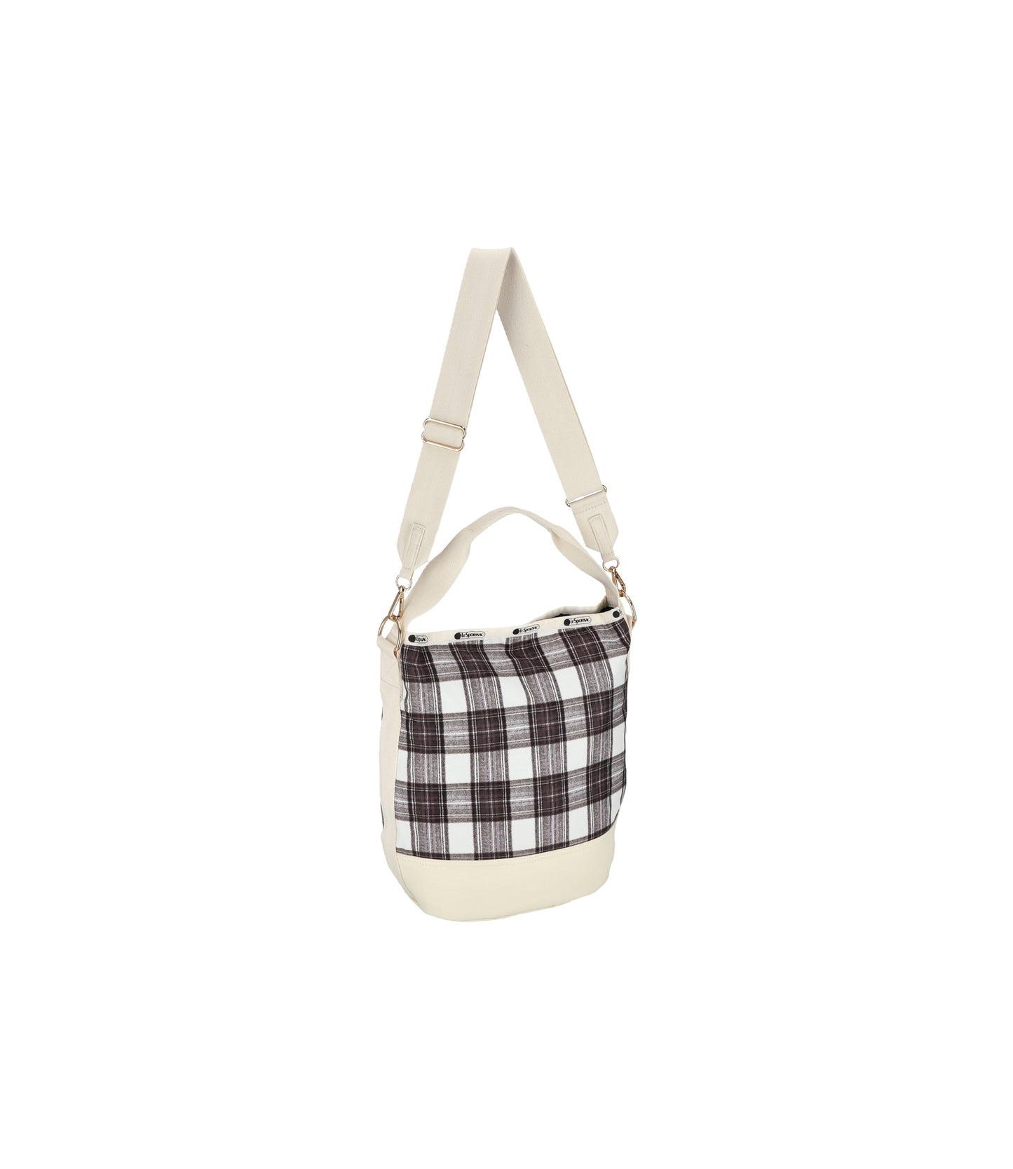 Convertible Bucket Bag<br>Classic Tartan Sandbar