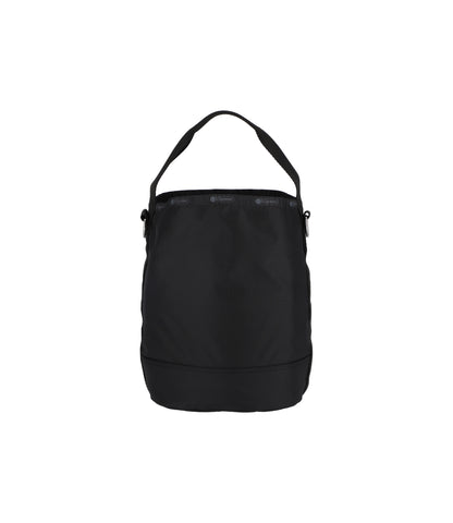 Convertible Bucket Bag<br>Recycled Black