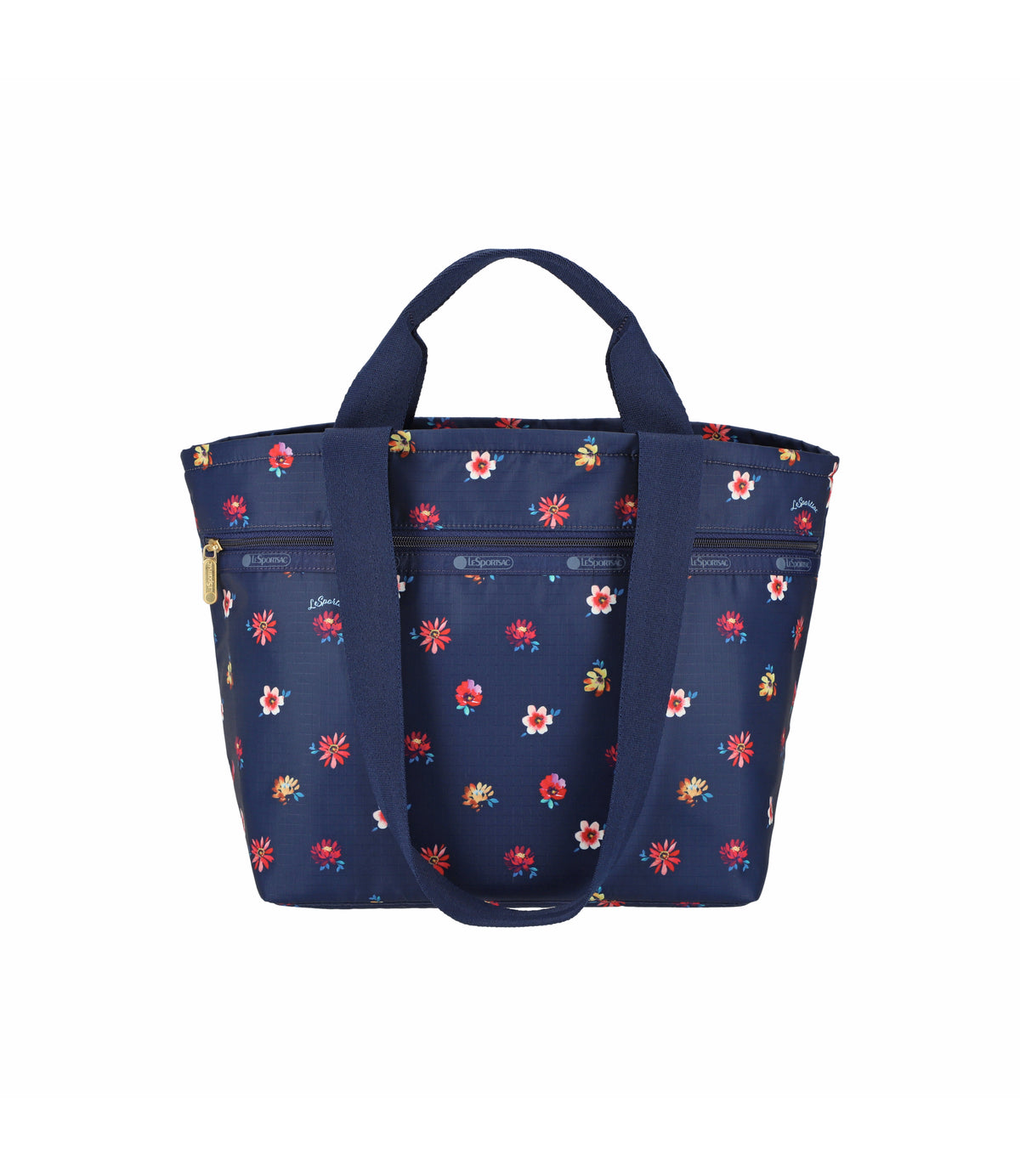 Two Handle Zip Tote<br>Starry Night Florals
