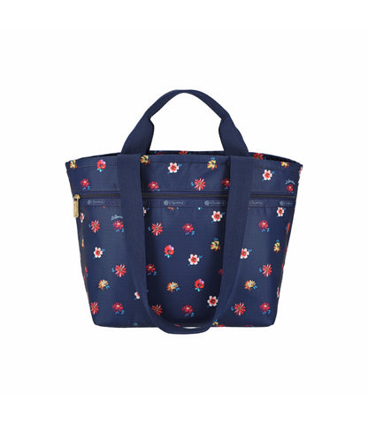 Two Handle Zip Tote<br>Starry Night Florals