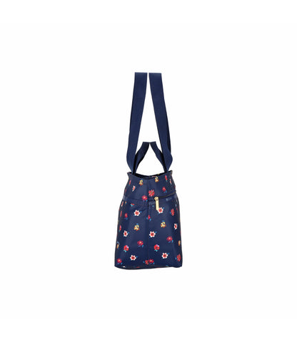 Two Handle Zip Tote<br>Starry Night Florals