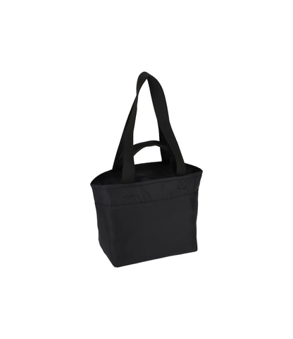 Two Handle Zip Tote<br>Recycled Black