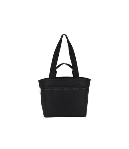 Two Handle Zip Tote<br>Recycled Black