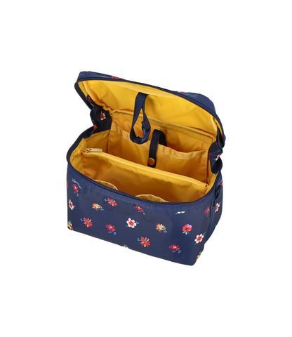 Two Handle Zip Tote<br>Starry Night Florals