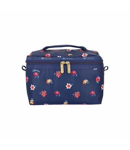 Train Case<br>Starry Night Florals