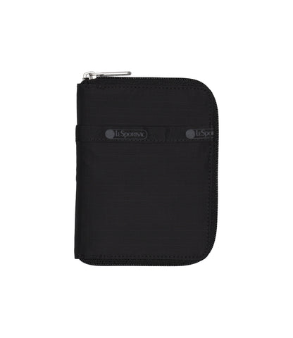 Zip Travel Wallet<br>Recycled Black