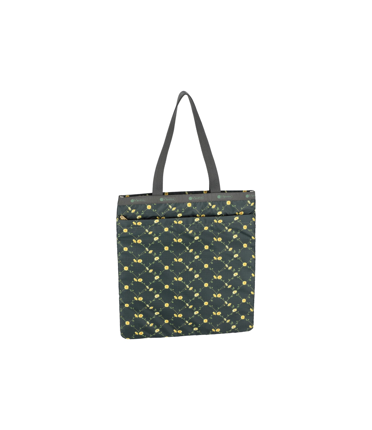 Large Emerald Tote<br>Daisy Cross Green