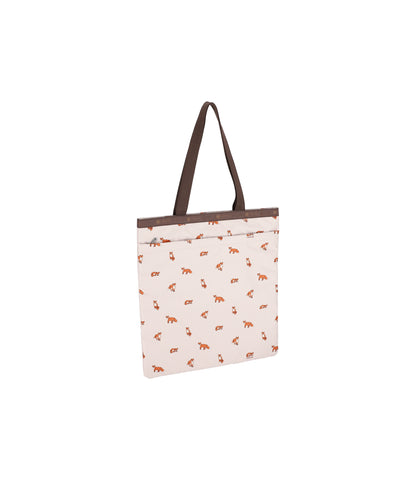 Large Emerald Tote<br>Dashing Foxes