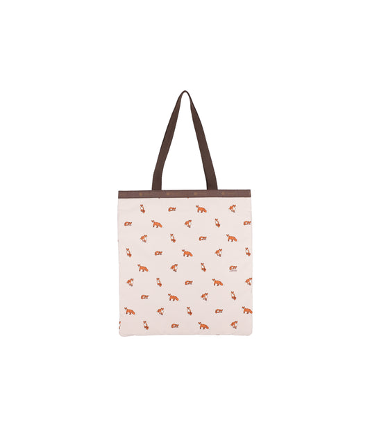 Large Emerald Tote<br>Dashing Foxes