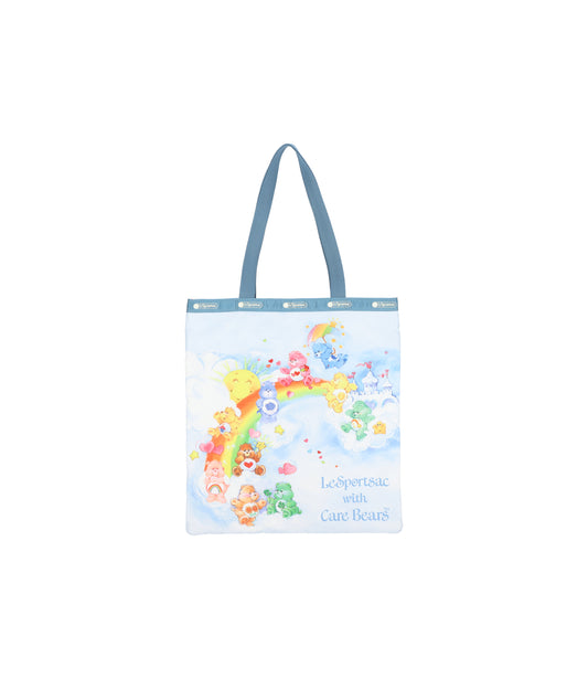 Large Emerald Tote<br>Care Bears Rainbow Sky