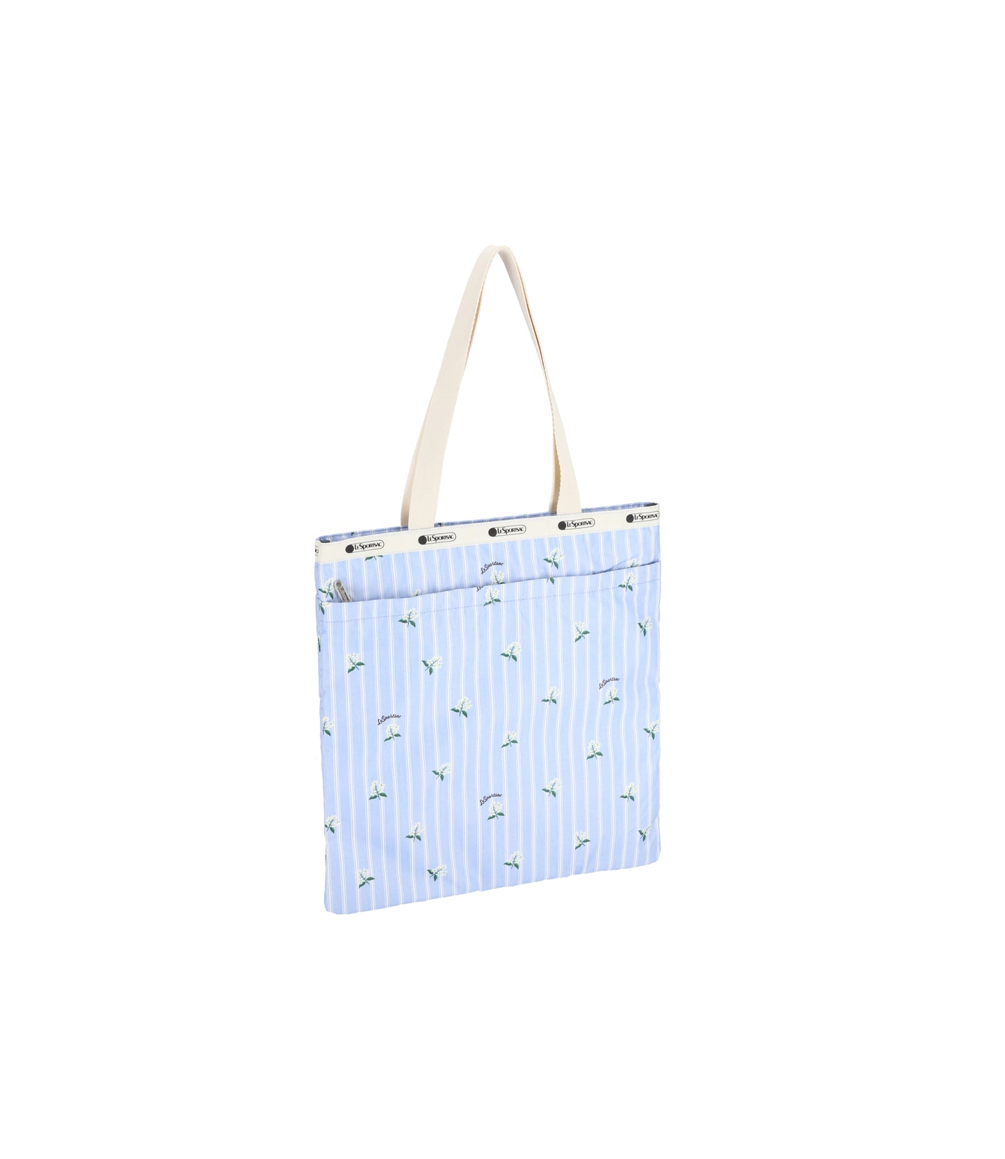 Large Emerald Tote<br>Jasmine Stripe