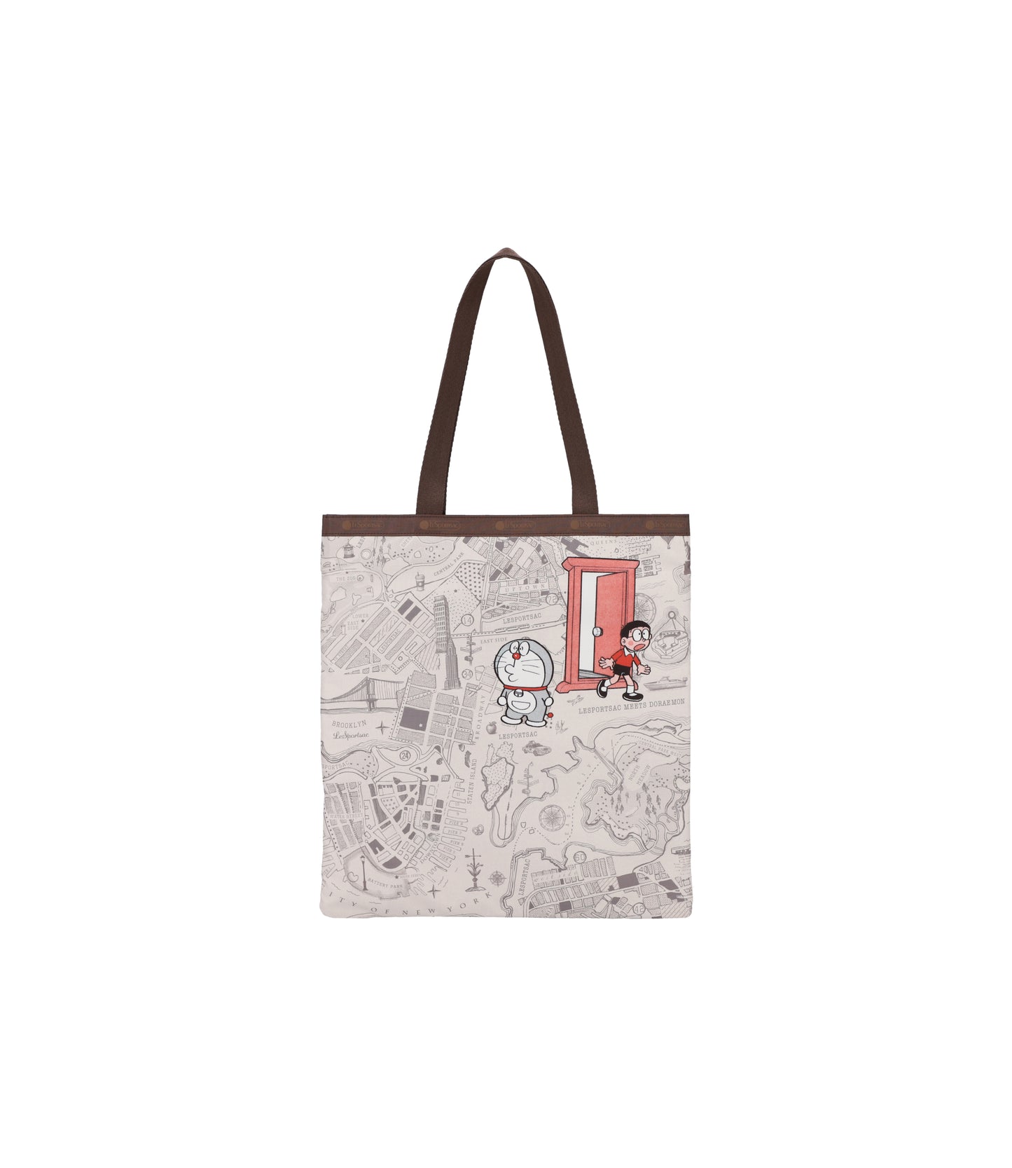 Large Emerald Tote<br>Doraemon In NYC