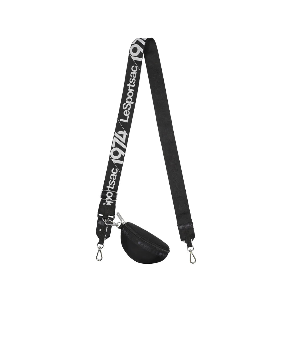 Detachable Shoulder Strap<br>Black/ Grey Logo Strap