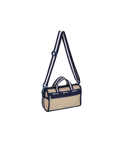 Mini Duffel Crossbody<br>Spectator Bone/Navy