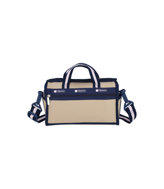 Mini Duffel Crossbody<br>Spectator Bone/Navy