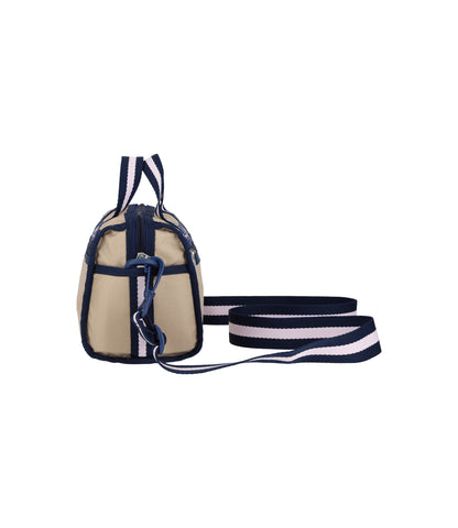 Mini Duffel Crossbody<br>Spectator Bone/Navy