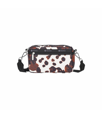 East/West Phone Crossbody<br>Cow Chic