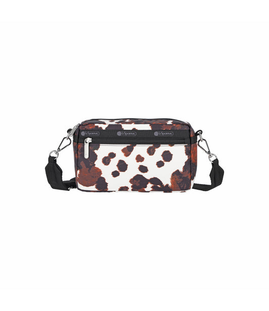 East/West Phone Crossbody<br>Cow Chic