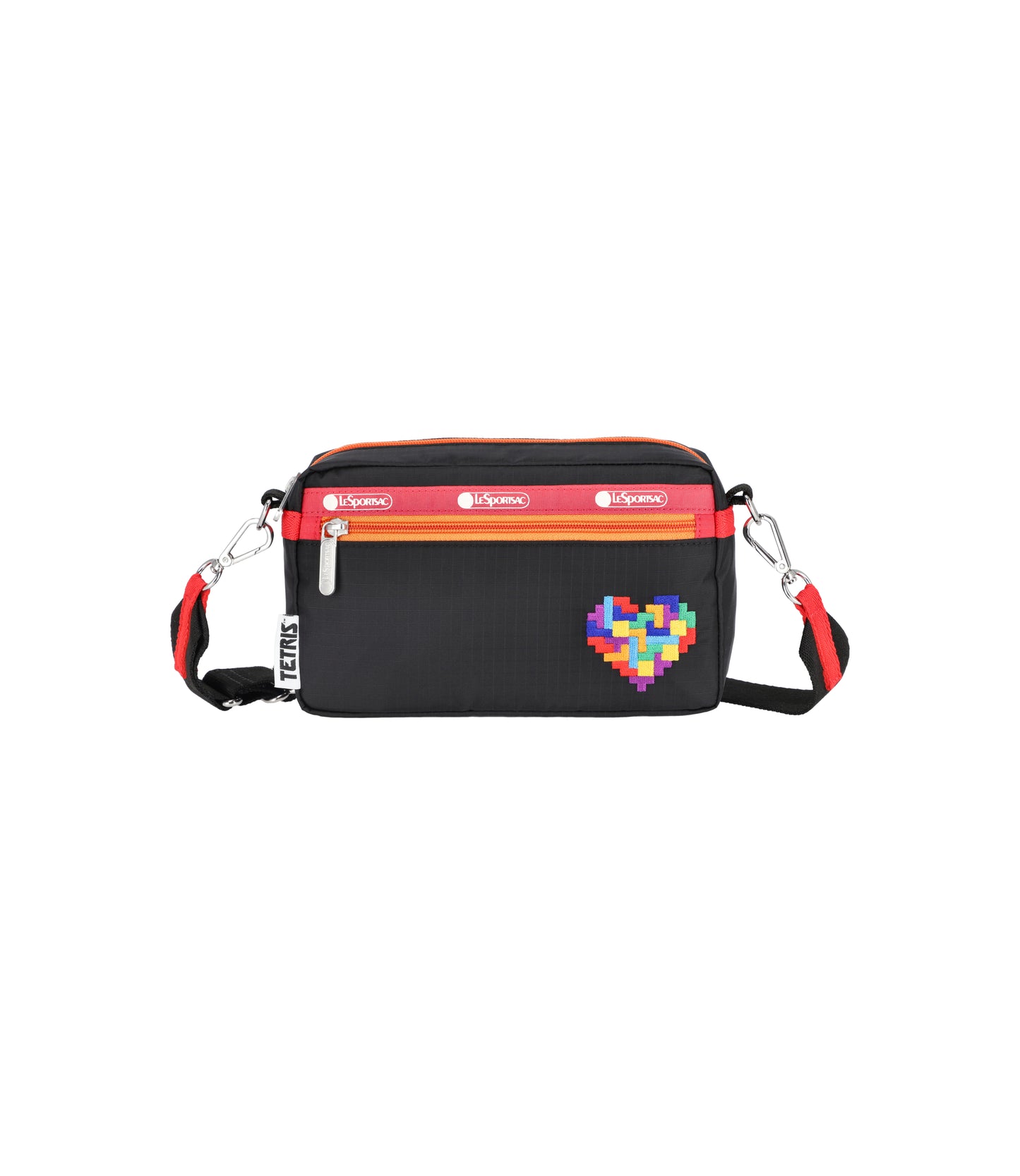 East/West Phone Crossbody<br>Tetris Heart Embroidery Xbody