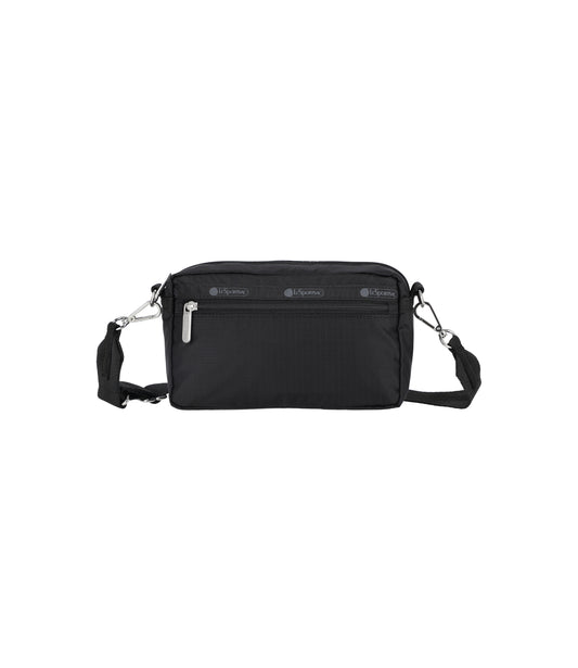 East/West Phone Crossbody<br>Recycled Black