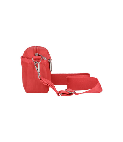 East/West Phone Crossbody<br>Rosey Red