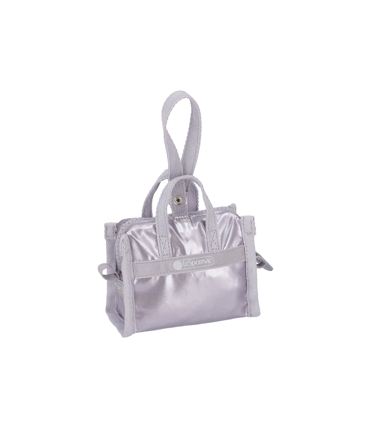 Micro Weekender Charm<br>Silver Lilac Shine