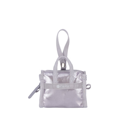 Micro Weekender Charm<br>Silver Lilac Shine