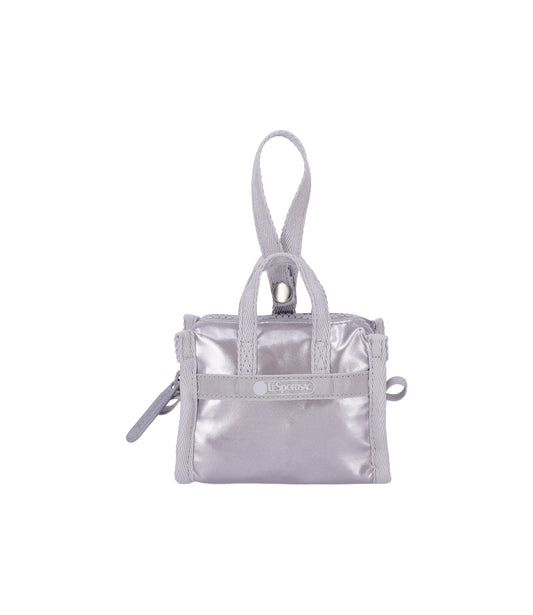 Micro Weekender Charm<br>Silver Lilac Shine