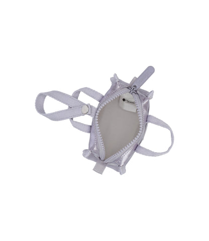 Micro Weekender Charm<br>Silver Lilac Shine