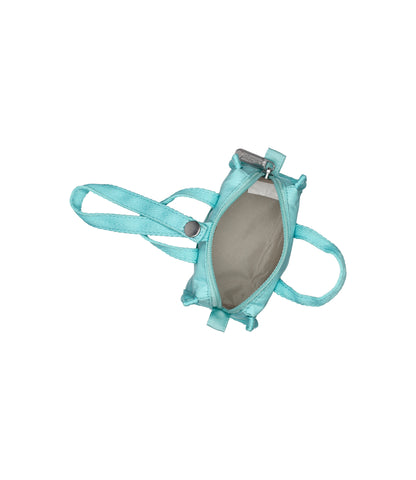 Micro Weekender Charm<br>Pale Turquoise