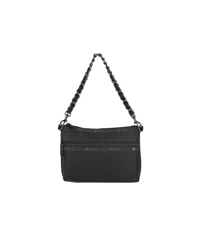 Chain Cosmetic Clutch<br>Onyx Chain Quilt