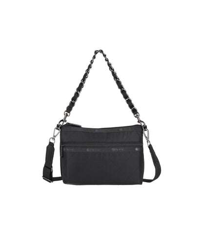 Chain Cosmetic Clutch<br>Onyx Chain Quilt