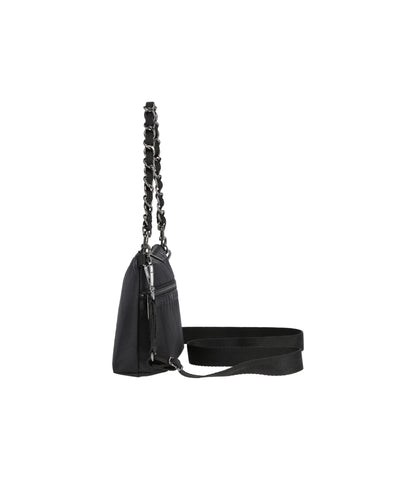 Chain Cosmetic Clutch<br>Onyx Chain Quilt