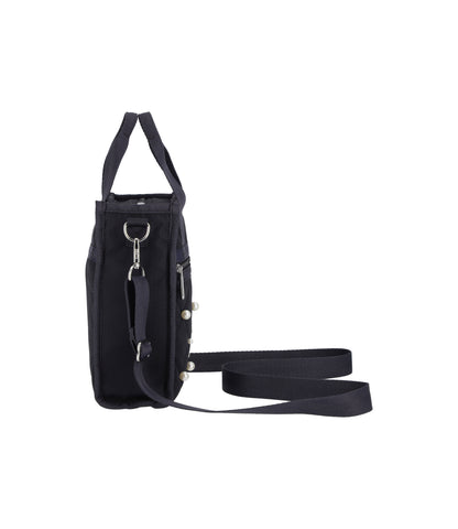 Mini North/South Tote With Pearls<br>Deep Sea Pearl