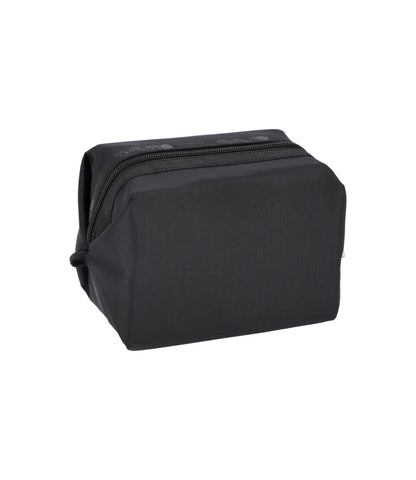 Small Zip Pouch<br>Recycled Black