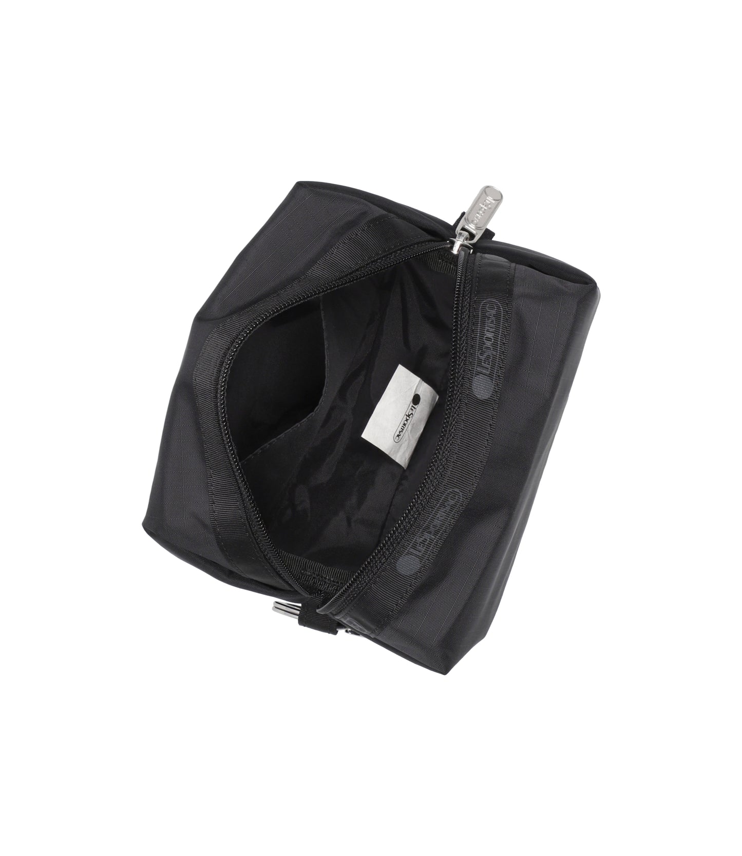 Small Zip Pouch<br>Recycled Black