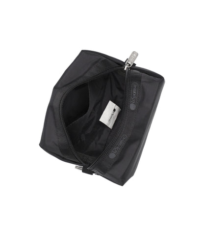 Small Zip Pouch<br>Recycled Black