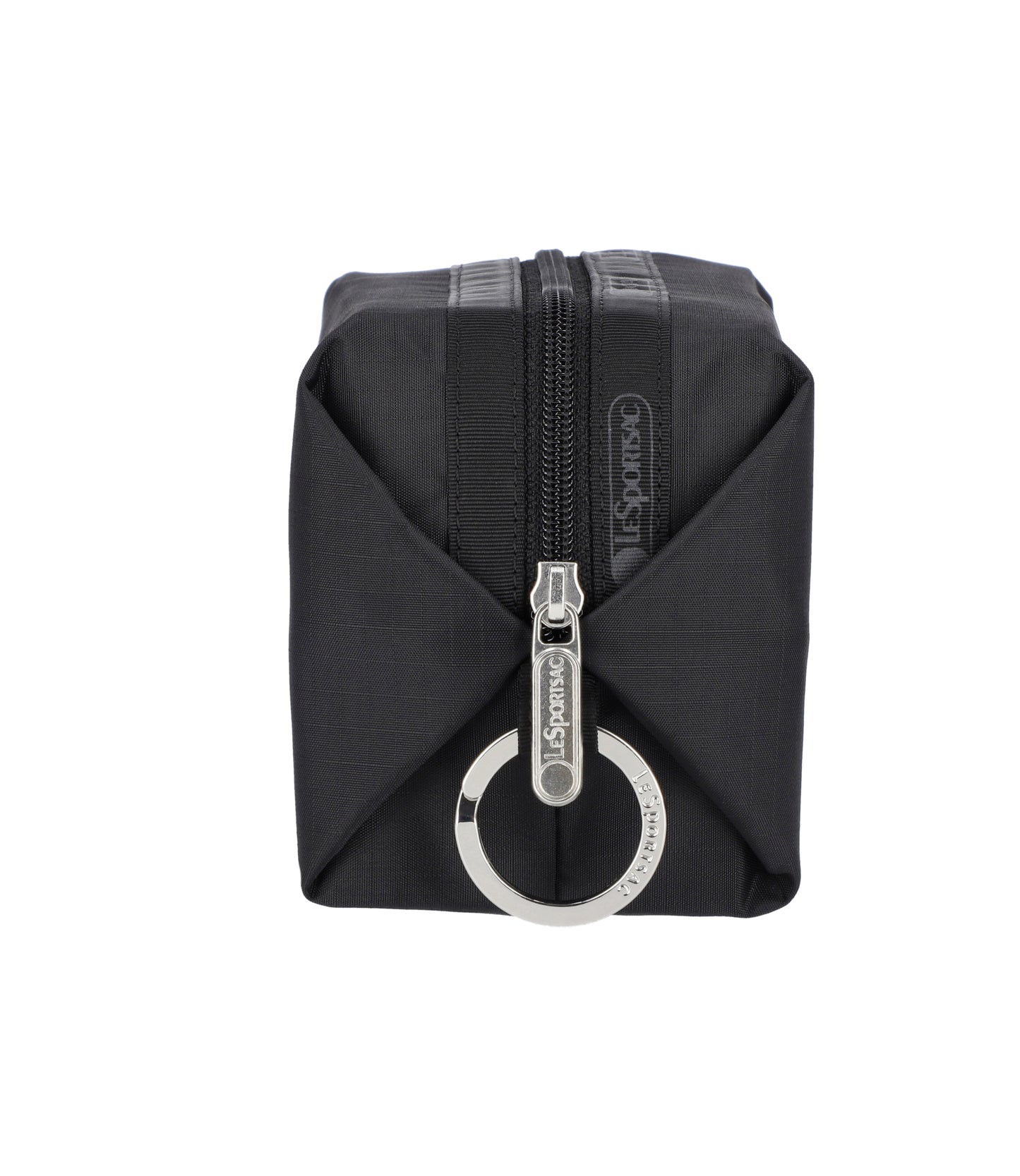 Small Zip Pouch<br>Recycled Black