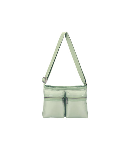 Essential Zip Crossbody<br>Green Khaki C