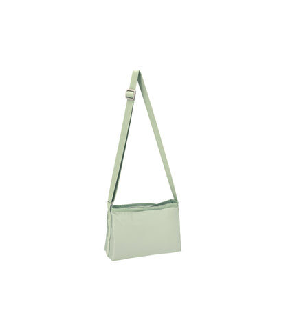 Essential Zip Crossbody<br>Green Khaki C