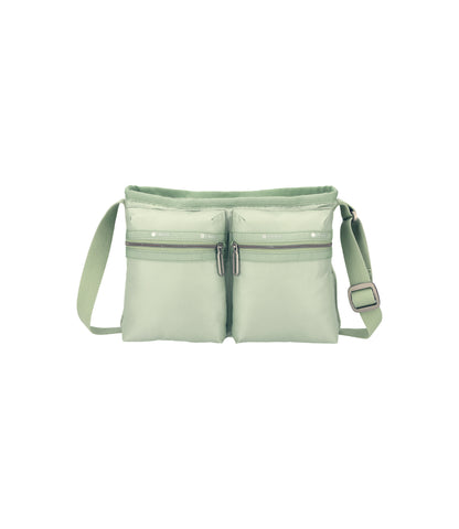 Essential Zip Crossbody<br>Green Khaki C