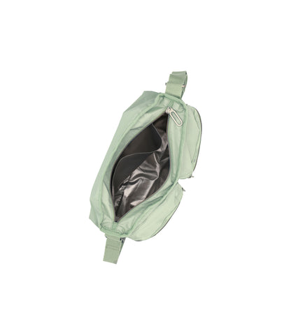 Essential Zip Crossbody<br>Green Khaki C