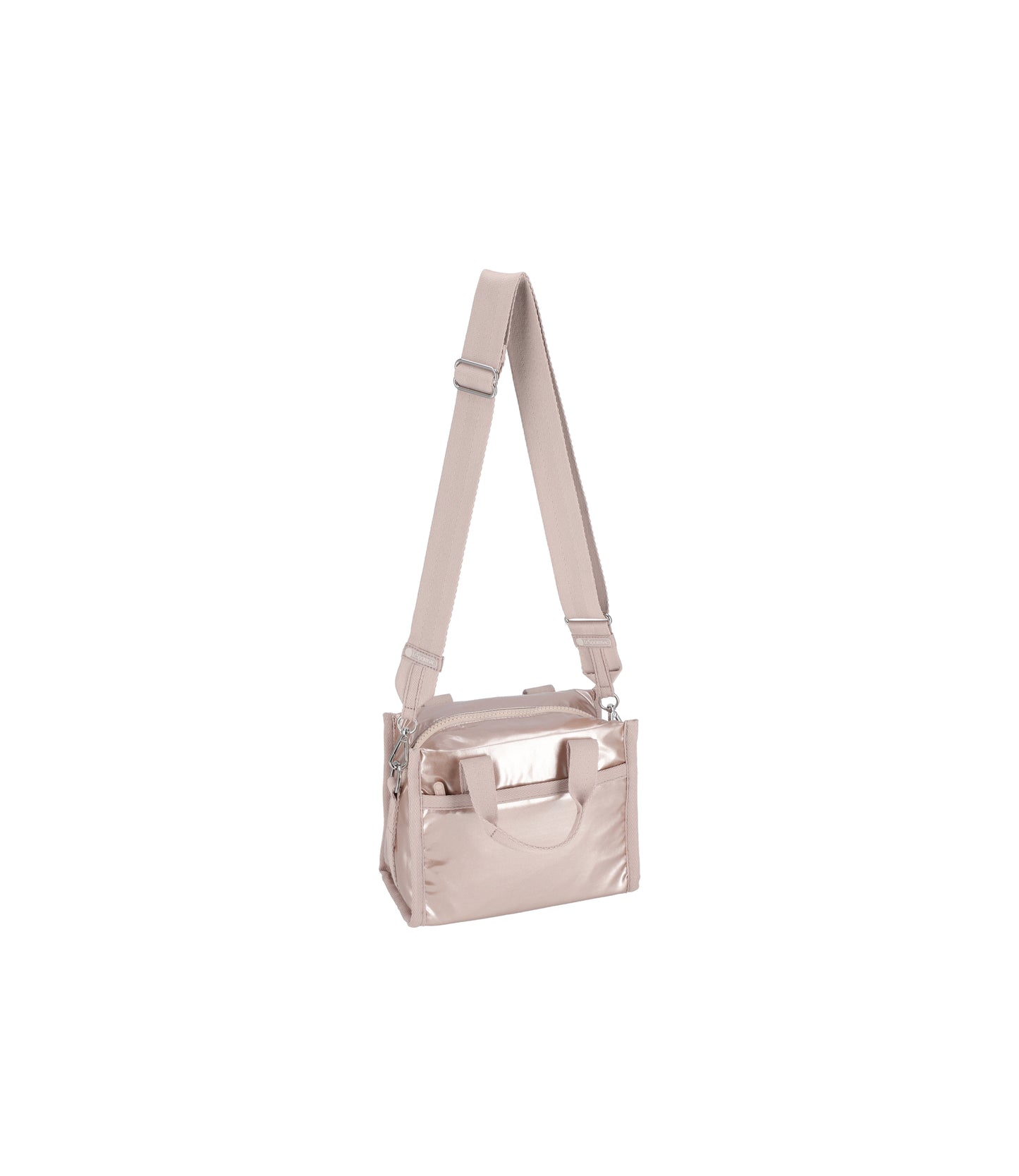East/West Shoulder Satchel<br>Rose Gold Shine