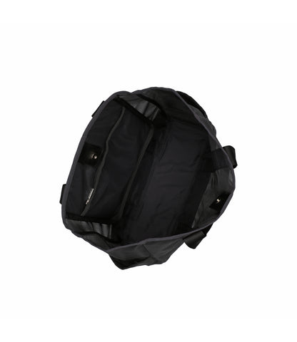Sheer Large Open Tote<br>Black Sheer