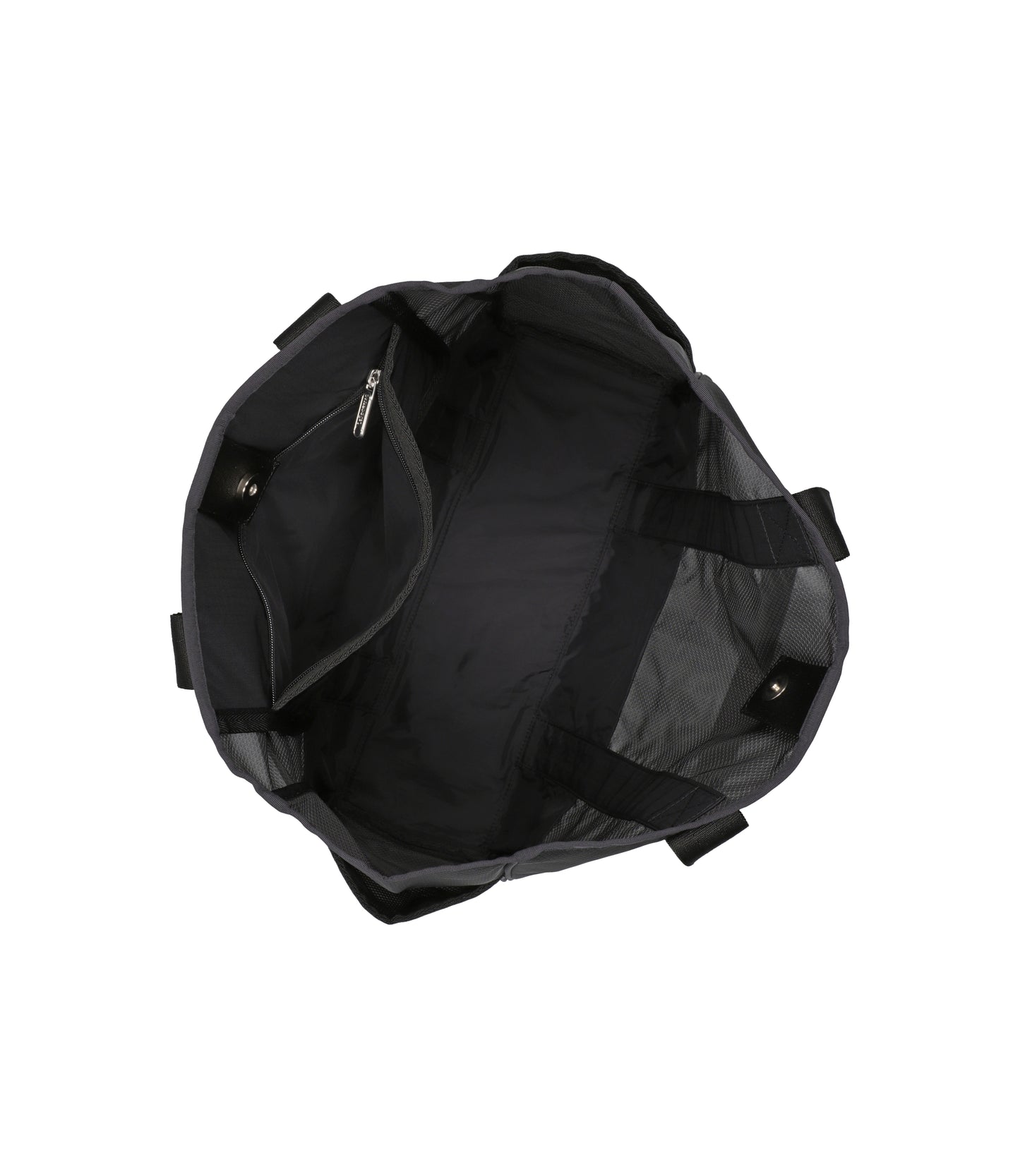Sheer Large Open Tote<br>Black Sheer